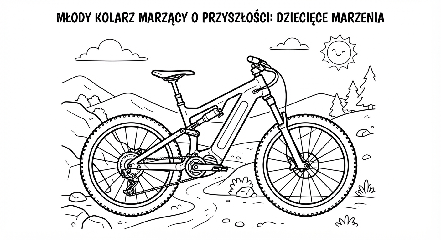 Młody Kolarz Marzący o Przyszłości: Dziecięce Marzenia