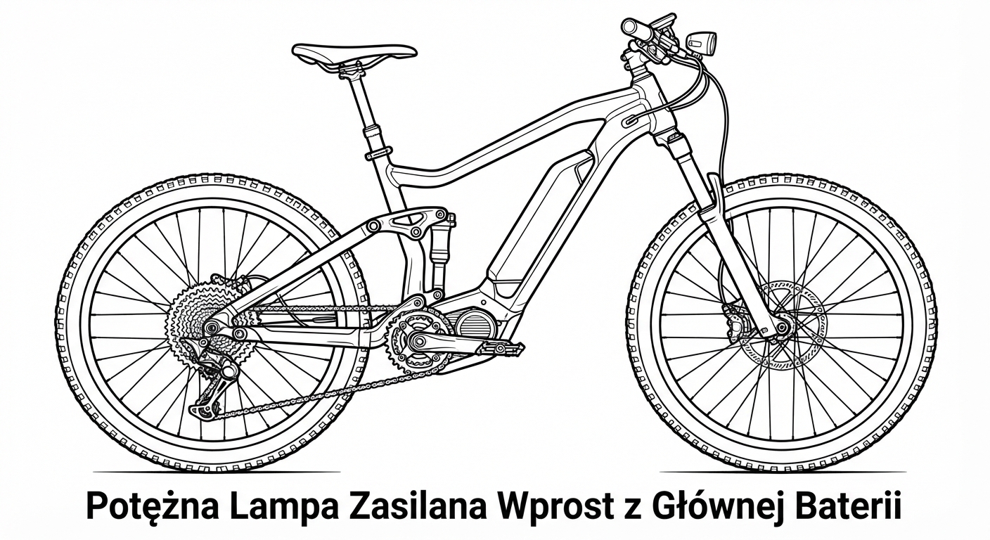 Potężna Lampa Zasilana Wprost z Głównej Baterii
