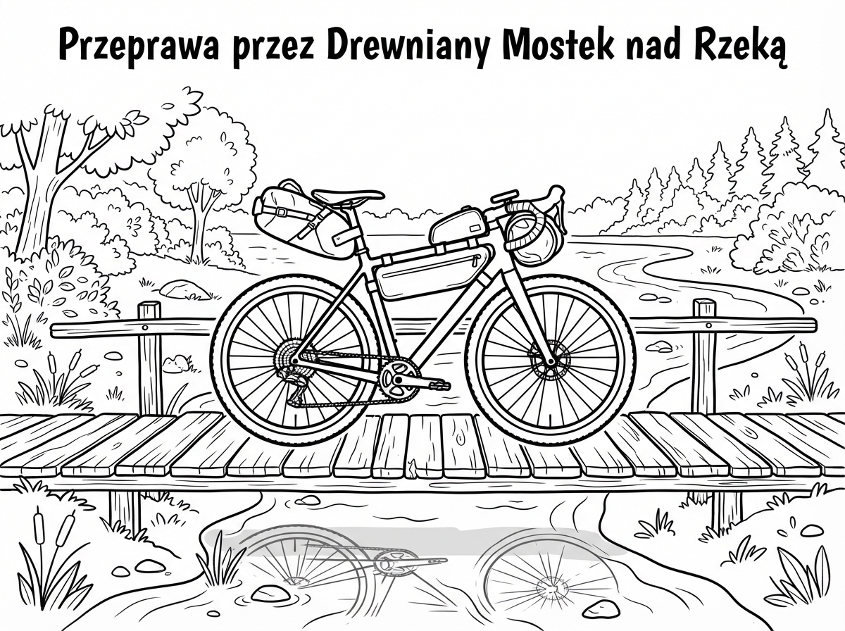 Przeprawa przez Drewniany Mostek nad Rzeką