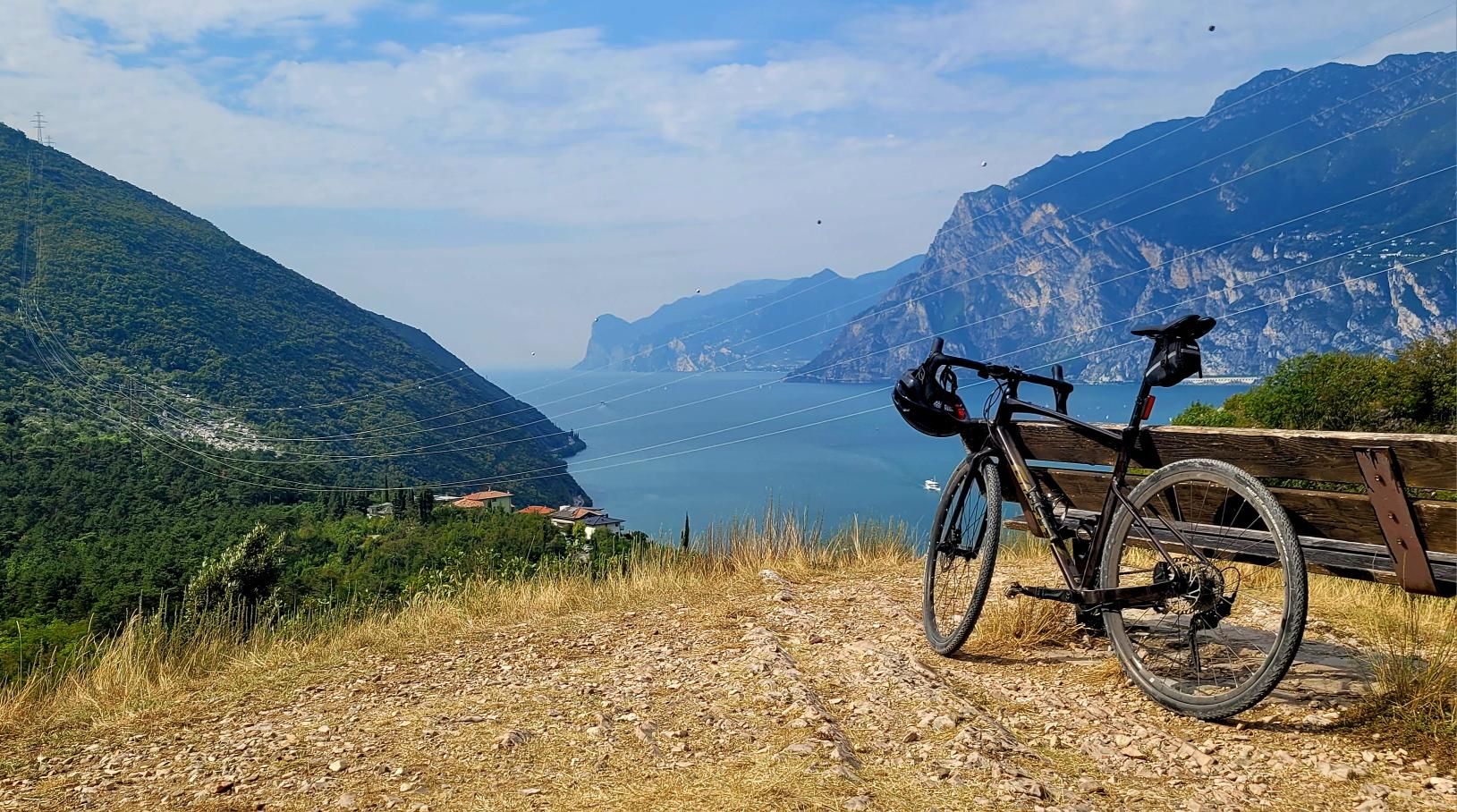 Zdjęcie nr 2 z trasy rowerowej Garda Morning Ride 3/3, 210 m n.p.m., km 24.4. Nakręcone Rowerem, data: 31.08.2024, 10:42.
