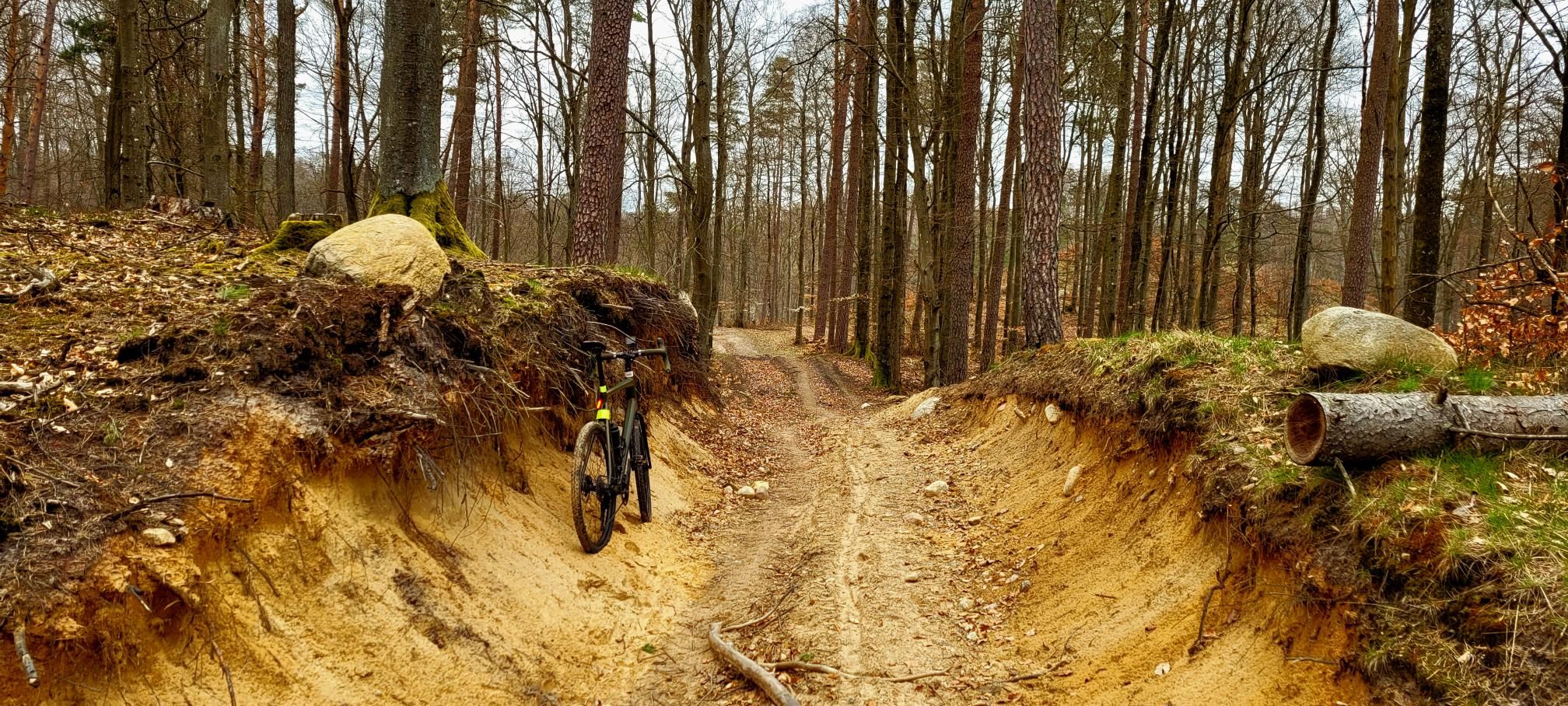 Zdjęcie nr 2 z trasy rowerowej Pod Jelenią Górę Ride - 221m n.p.m., 199 m n.p.m., km 15.9. Nakręcone Rowerem, data: 17.04.2023, 14:11.